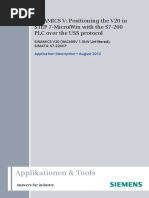 Applikationen & Tools: SINAMICS V: Positioning The V20 in STEP 7-Micro/Win With The S7-200 PLC Over The USS Protocol