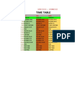 Abdishakour .Timetable