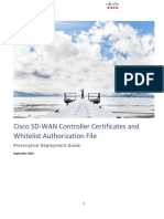 Cisco SD-WAN Controller Certificates and Whitelist Authorization File-2019sep PDF