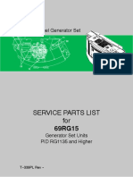 Service Parts List For: Diesel Generator Set