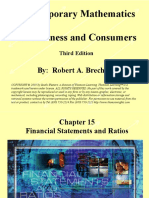 Contemporary Mathematics For Business and Consumers: By: Robert A. Brechner