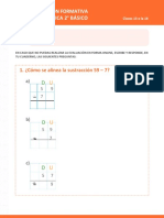 Evaluación de Matemática