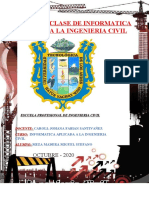 Avance de Clase de Informatica Aplicada A La Ingenieria Civil