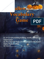 Halloween Vocabulary Game