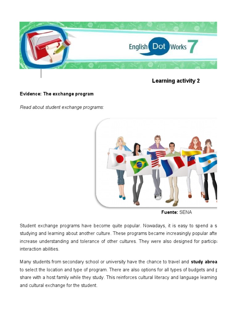 Student Exchange Program Overview | PDF | International Student ...