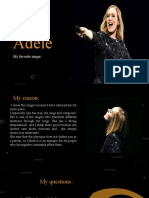 Adele: My Favorite Singer