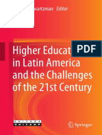 Higher Education in Latin America and The Challenges For The 21st Century