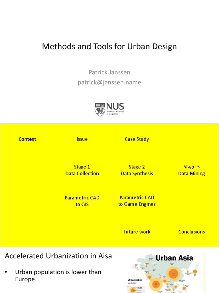 Urban Design Methods and Tools Overview | PDF | Geographic Information ...