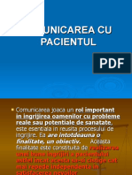 Comunicarea Cu Pacientul