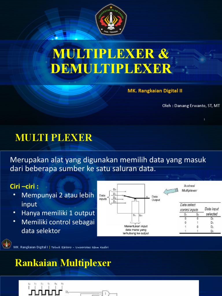 Pengantar Multiplexer dan Demultiplexer | PDF | Bisnis | Teknologi ...