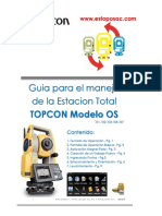 Guia de Manejo Estacion TOPCON OS - ESTOPO SAC PDF