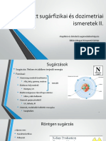 Bővített Sugárfizikai És Dozimetriai Ismeretek II