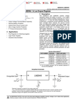 LM2940x 1-A Low Dropout Regulator: 1 Features 3 Description