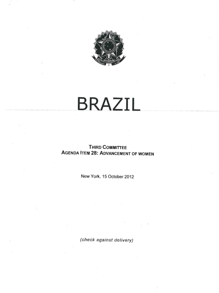 Brazil | PDF | Woman | Brazil