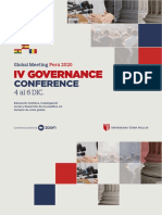 GOVERNANCE 2020 Conferencias y Seminarios