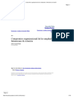Compromiso Organizacional de Los Empleados e Intenciones de Rotación PDF