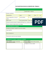 Formulario Investigacion Accidentes Trabajo