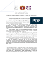 Rumo Aos 100 Anos de Paulo Freire