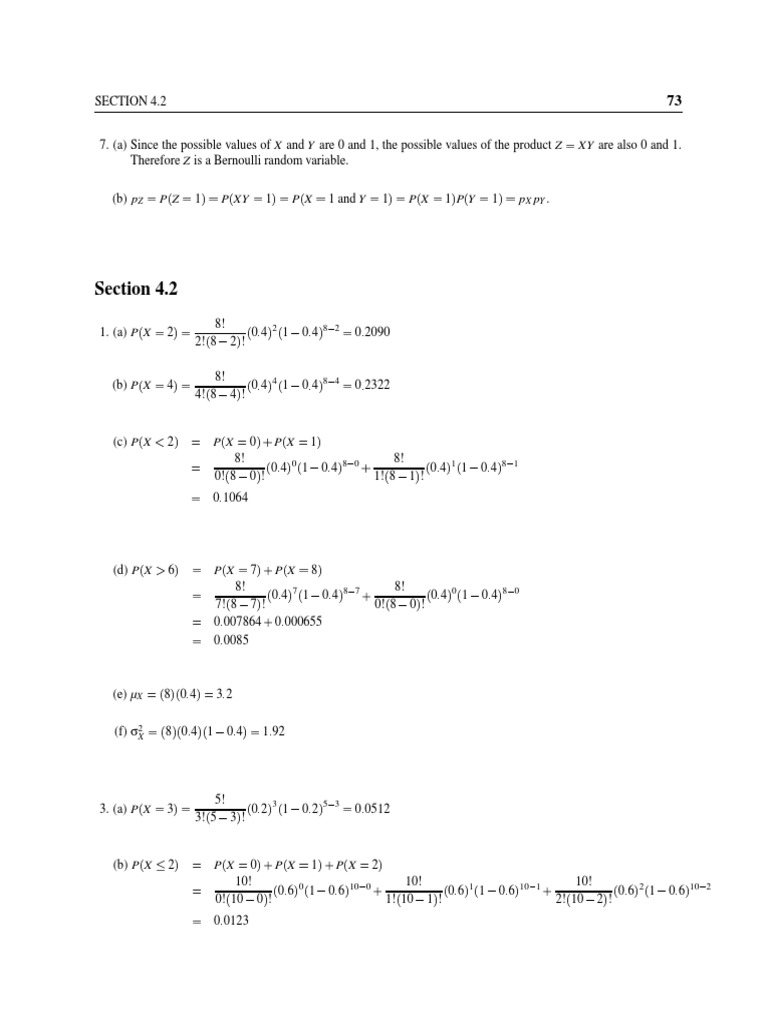 Bernoulli Random Variables Explained | PDF | Poisson Distribution ...