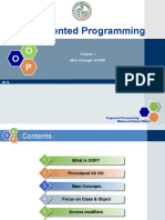 Object Oriented Programming: Main Concepts of OOP