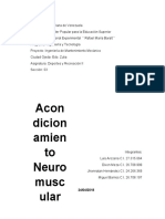 Acondicionamiento Neuromuscular