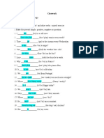 Present Simple Form Exercise