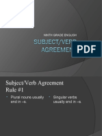 Subject-Verb Powerpoint