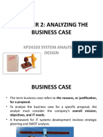 Chapter 2: Analyzing The Business Case: Kp24103 System Analysis & Design
