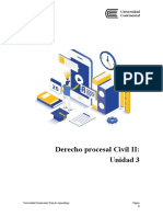 GUIA - U3 - Derecho Procesal Civil II
