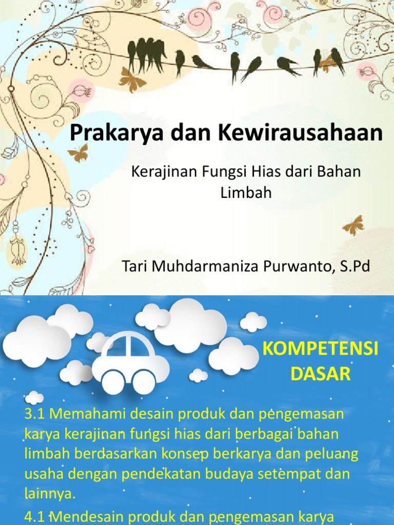 Prakarya Dan Kewirausahaan Interior Dan Eksterior Pptx