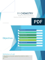 11 Chemistry: TEACHER: Ms - Cavieta Persaud Ramkishore Objectives On Syllabus: Section A-7.1,7.6,7.7,7.8,7.9