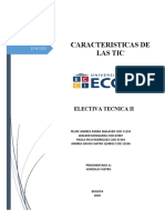 Caracterisitcas de Las Tic