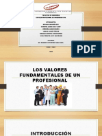 LOS VALORES FUNDAMENTALES