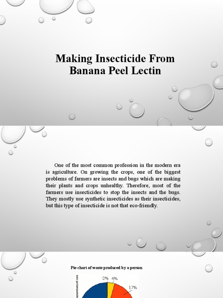 Organic Insecticide from Banana Peels | PDF | Wellness