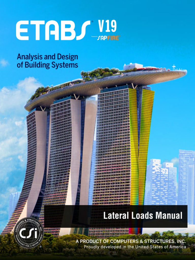 Etabs v19 Lateral Loads Manual | PDF | Copyright | Software