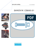 SANDVIK CS660:01: Spare Parts Catalog