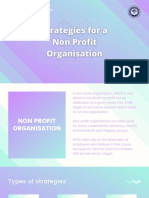 Strategies For A Non Profit Organisation