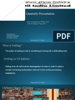 1 Quarterly Presentation: Date of Submission: 4 Nov 2019 Date of Joining: 1 Aug 2019