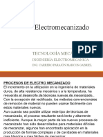 Procesos de Electromecanizado: Electroerosión y Aplicaciones