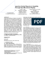 Cueing Retrospective Verbal Reports in Usability Testing Through Eye-Movement Replay