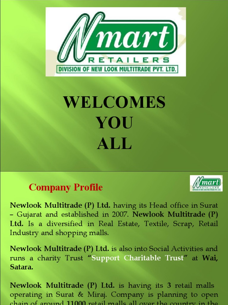 New Nmart PPT | PDF | Economies | Retailing