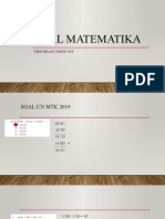 Soal Matematika Kelas 6 UN