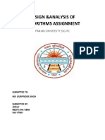 DAA Assignment PDF