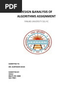 DAA Assignment PDF