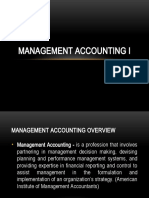 Management Accounting I