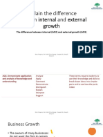 1.6.3 Explain The Difference Between Internal and External Growth PDF