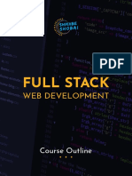 Full Stack Web Development Course Outline