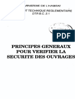 01-DTR-B.C.2.1-Principe Généraux Pour Vérifier La Sécurité Des Ouvrages PDF