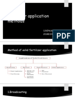 Fertilizer Application Methods