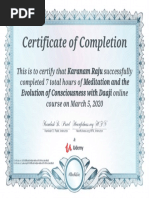 Udemy Course Completion Certificate Format | PDF